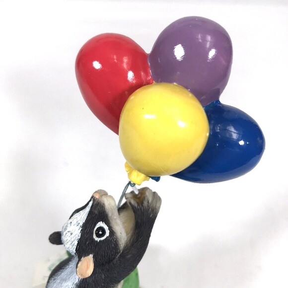 Charming Tails Mouse Hang On 98/600 Skunk/Rabbit Special Ed Fitz & Floyd W/ Box - Picture 8 of 12